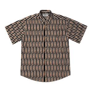 Tribute Vintage All-Over Cigar Print Button Down Shirt